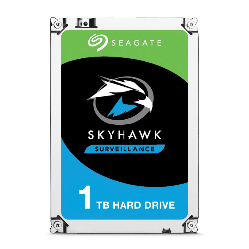 Seagate Skyhawk 1 TB Surveillance Internal Hard Drive HDD, 3.5 Inches SATA 6 Gb/s 64 MB Cache for DVR NVR Security Camera System