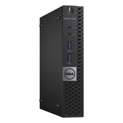 (Refurbished) DELL OPTIPLEX 3040 i3-6100T Tiny Desktop (Core I3 6th gen 3.2ghz,8 GB RAM, 256 GB SSD, Win 11 (Upgraded), MS Office/ Intel HD Graphics/, USB 3.0, Ethernet,VGA), Black Windows