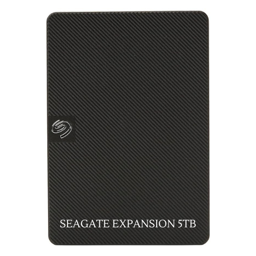 Seagate Expansion 5TB External HDD - USB 3.0 for Windows and Mac with 3 yr Data Recovery Services, Portable Hard Drive (STKM5000400)