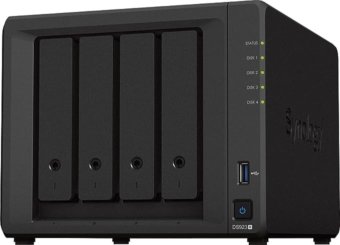 Synology DiskStation DS423+ Network Attached Storage Drive (Black)