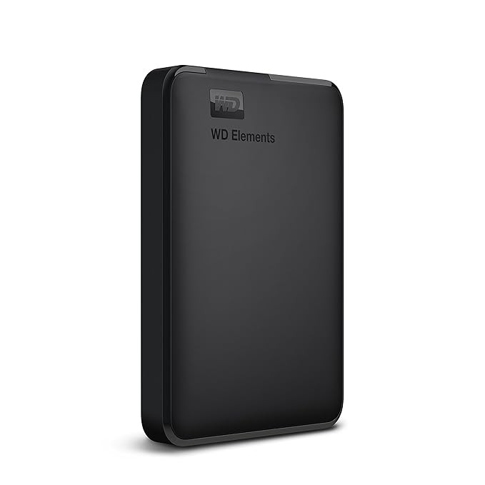 Western Digital WD 5TB Elements Portable Hard Disk Drive, USB 3.0, Compatible with PC, PS4 and Xbox, External HDD (WDBHDW0050BBK-EESN)